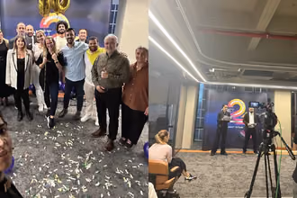 QNET ekibinin 25.yıl kutlamasından bir kare