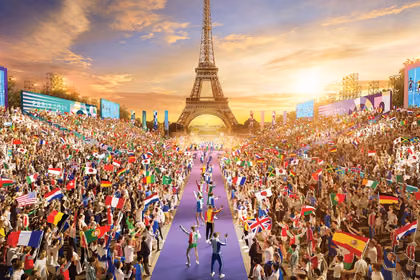 ChatGPT: Paris’teki 2024 Yaz Olimpiyatları açılış töreninde, kalabalık izleyici