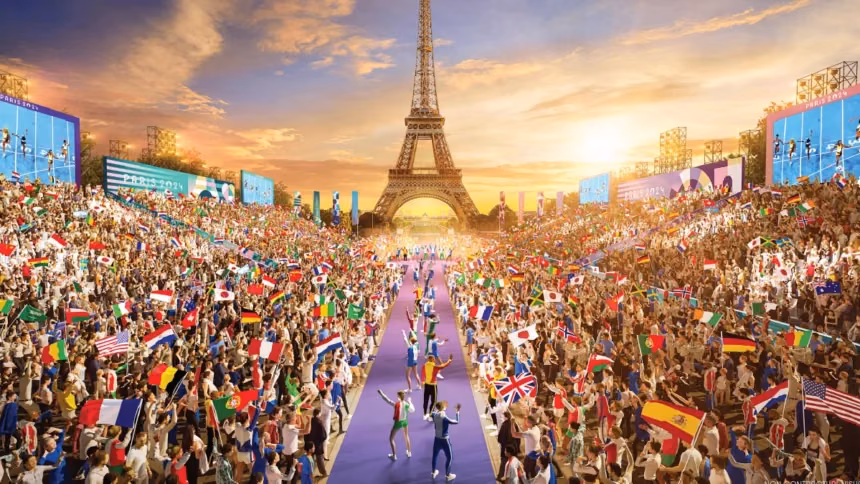 ChatGPT: Paris’teki 2024 Yaz Olimpiyatları açılış töreninde, kalabalık izleyici
