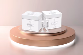 PHYSIO Radiance Expert ürün ambalajı, temiz ve şık bir zeminde sergileniyor.