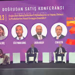 QNET Türkiye Bölge Genel Müdürü Cem Geyik, Doğrudan Satış Derneği Konferansında yapay zeka ile ilgili fikirlerini aktarıyor
