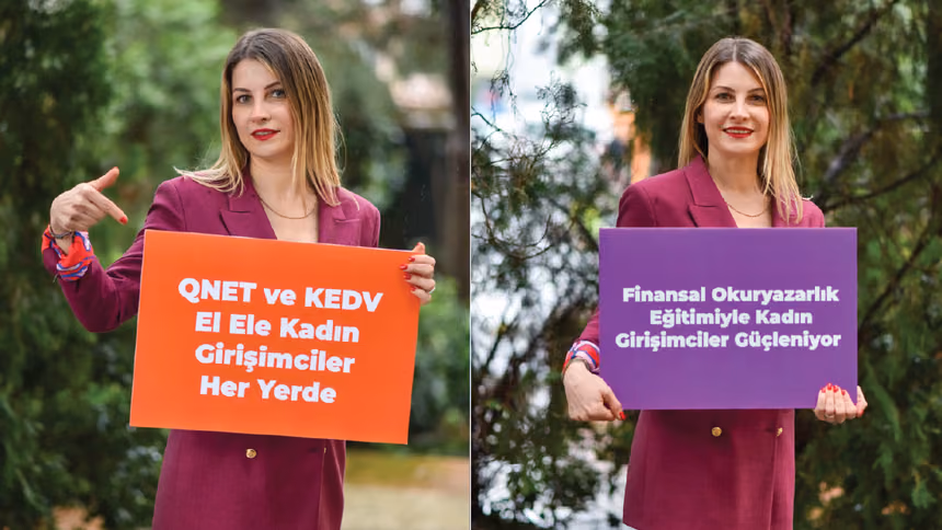 QNET Türkiye Pazarlama ve İletişim Müdürü Irmak Sütçü, kadın girişimciliği projelerini anlatıyor