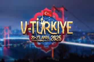 V-Türkiye İstanbul etkinliği yazılı duyuru görseli