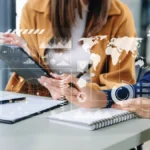farklı kültürleri gösteren network marketing görseli