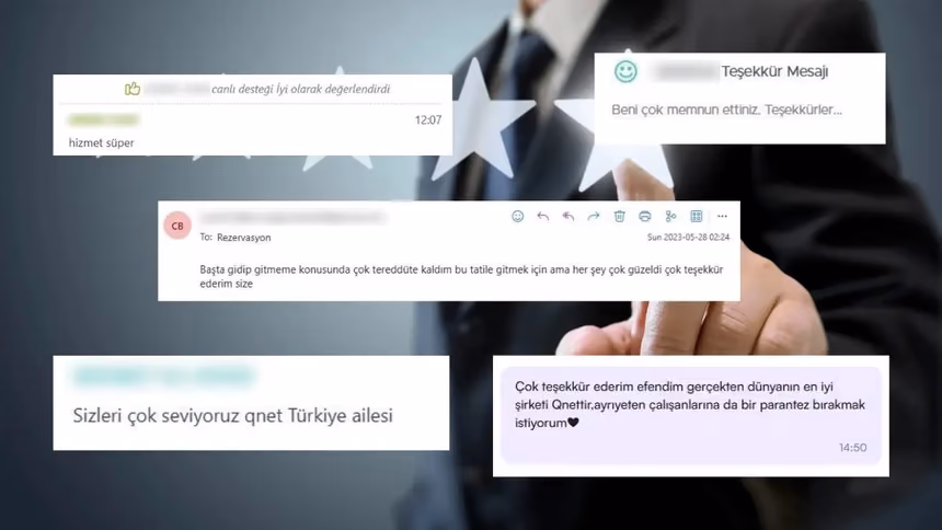 sizden gelen mesaj kolajı
