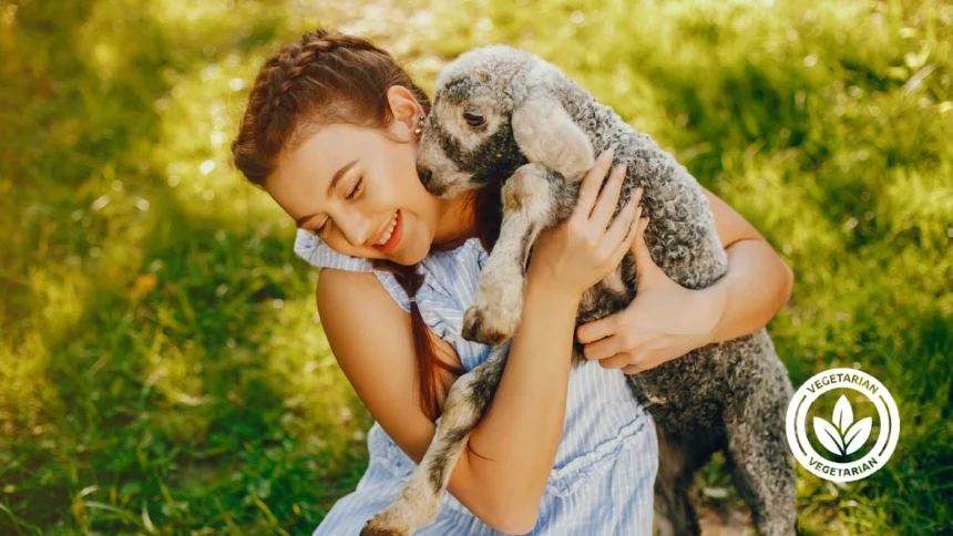 kız ve kuzu dostluğu dünya vejetaryen günü