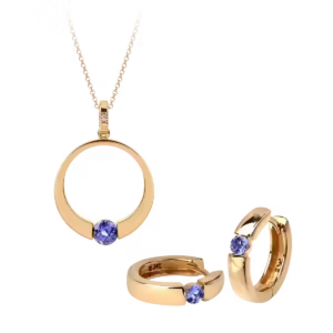 Bernhard H Mayer Bliss Hoop And Pendant Timeless Tanzanite Collection 1